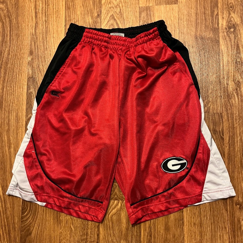 Georgia Bulldogs Shorts Men Small Colosseum Athletics NCAA Mesh Basketball‎